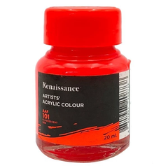 Màu vẽ nước acrylic Neon Fluo 20ml (nhiều màu) - hiệu Renaissance Thái Lan