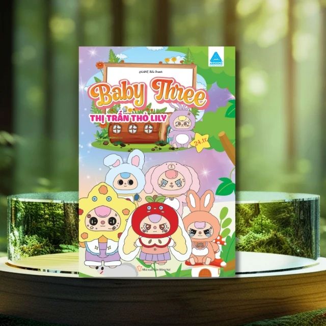 Baby Three Sách Tô Màu Thị Trấn Thỏ Lily