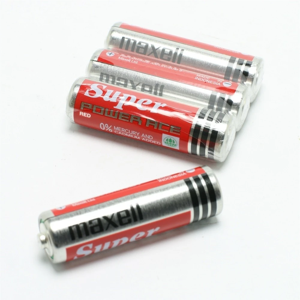 Vỉ 4 Pin Tiểu AA Super Maxell
