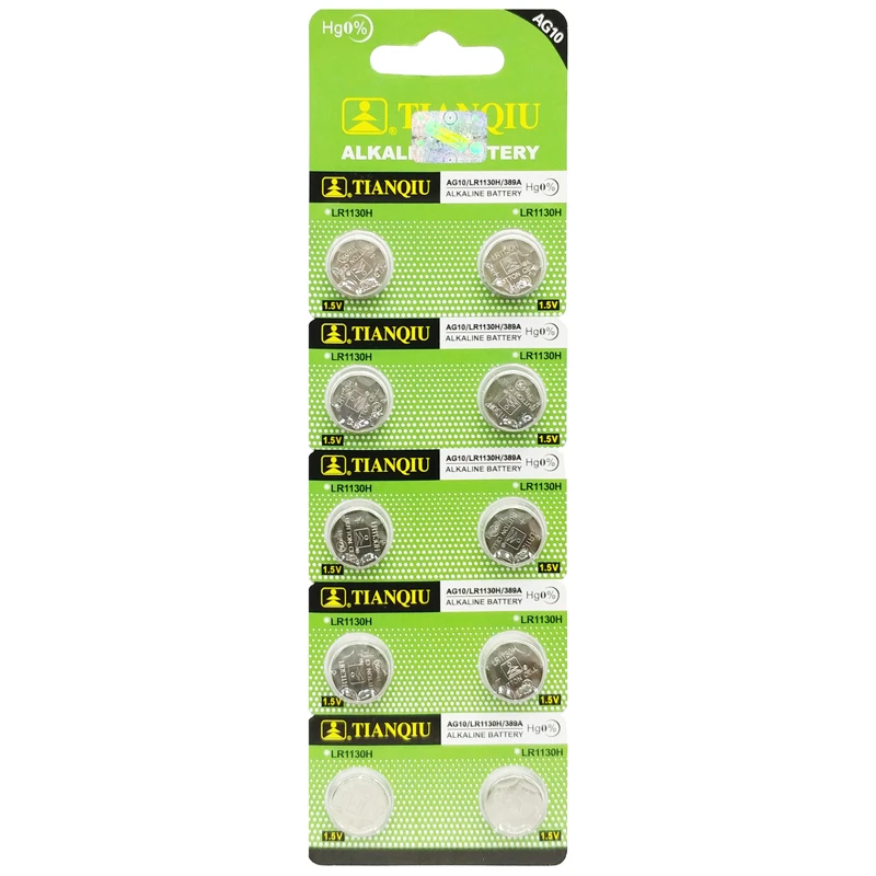 Vỉ 10 Pin Nút Maxell AG10