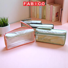 Hộp Bút Học Sinh Vải Canvas Dễ Thương Cho Nữ Sức Chứa Lớn Chống Nước Nhiều Màu