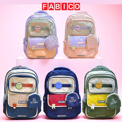 Balo Chống Gù Tiểu Học Suneight S-22235, Chống Nước, Đa Ngăn