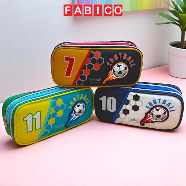 Hộp Bút Học Sinh Vải Canvas Cho Nam Sức Chứa Lớn Chống Nước Thiết Kế Basic