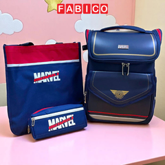 Balo Chống Gù Captain America Disney B26029 Học Sinh Tiểu Học Cho Bé Trai, Chống Nước, Bảo Vệ Cột Sống