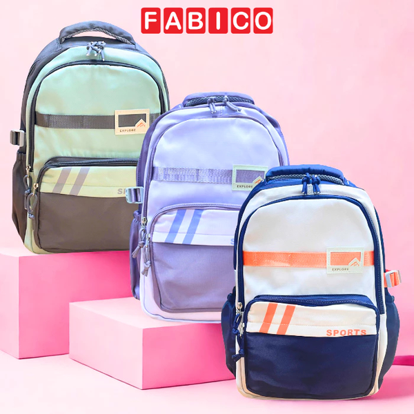 Balo Nam Nữ Đi Học Clouds Love FA6601 Nhiều Ngăn, Chống Nước, Đựng Vừa Laptop 16 Inch