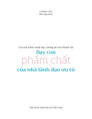 Dạy Con Phẩm Chất Của Nhà Lãnh Đạo Ưu Tú