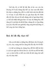 Tuổi Dậy Thì - Từ “Cậu Bé” Đến “Anh Chàng