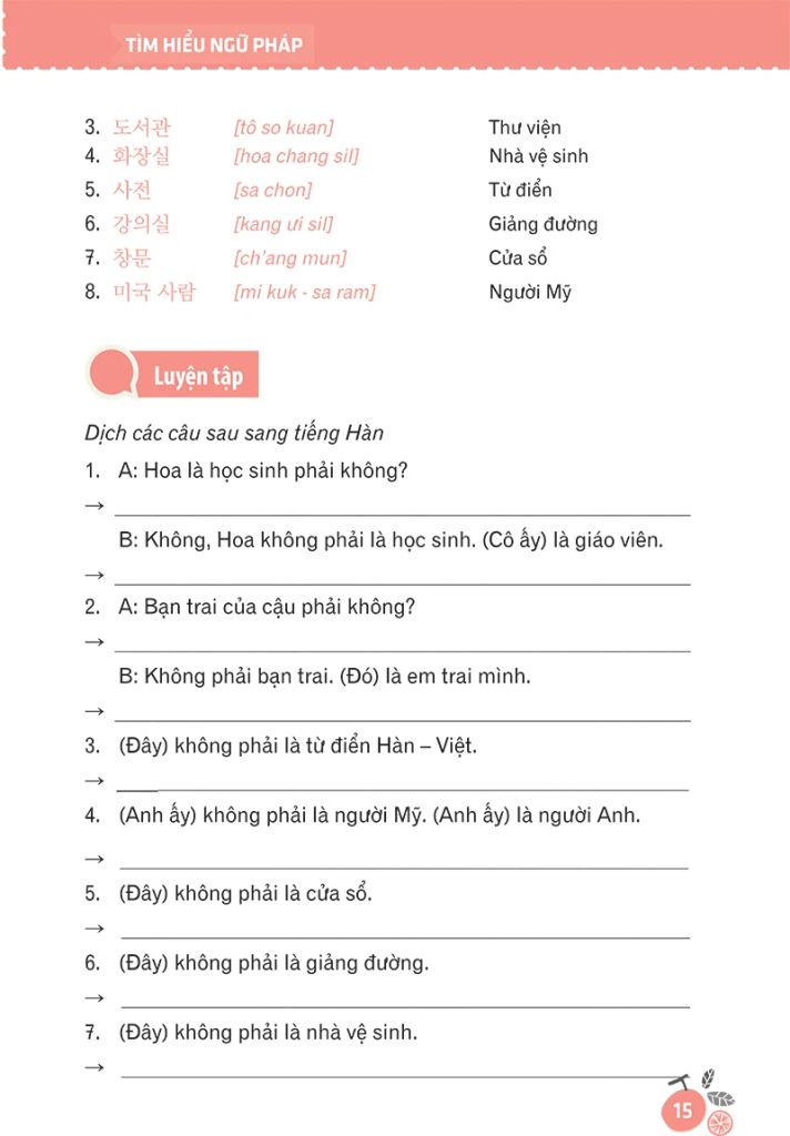 15 Phút Tự Học Tiếng Hàn Mỗi Ngày