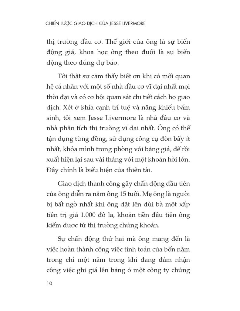 Chiến Lược Giao Dịch Của Jesse Livermore