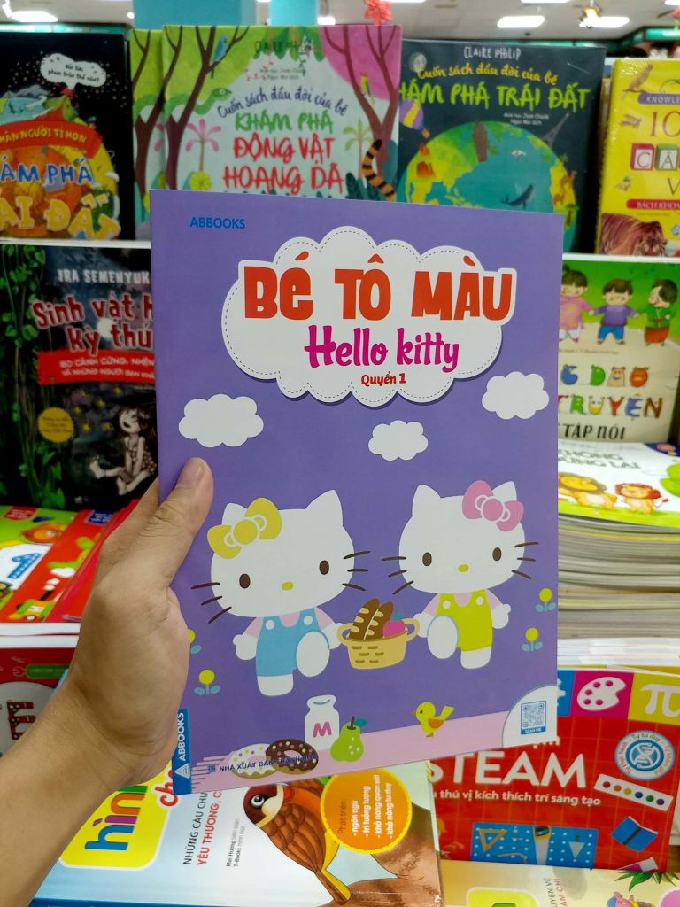 Bộ Bé Tô Màu - Hello Kitty - Quyển 1