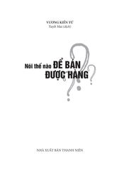 Nói Thế Nào Để Bán Được Hàng?