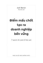 Điểm Mấu Chốt Tạo Ra Doanh Nghiệp Bền Vững - 7 Nguyên Tắc Quản Lý Hiệu Quả