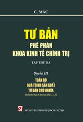 Bộ Tư Bản - Phê Phán Khoa Kinh Tế Chính Trị - Tập Thứ Ba - Quyển III: Toàn Bộ Quá Trình Sản Xuất Tư Bản Chủ Nghĩa. Phần Thứ Hai (Chương XXIX - LII)