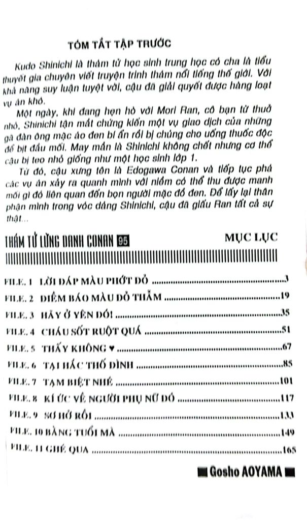 Bộ Thám Tử Lừng Danh Conan - Tập 95 (Tái Bản 2023)