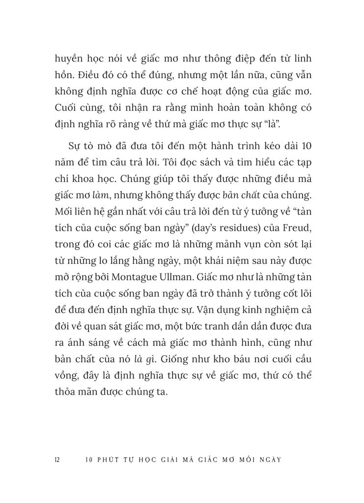 10 Phút Tự Học Giải Mã Giấc Mơ Mỗi Ngày