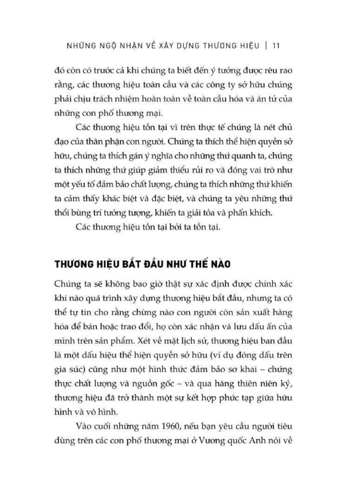 Những Ngộ Nhận Về Xây Dựng Thương Hiệu - Xóa Bỏ Hiểu Nhầm Và Trở Thành Chuyên Gia Thương Hiệu
