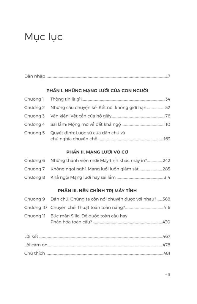 Nexus - Lược Sử Của Những Mạng Lưới Thông Tin  Từ Thời Đại Đồ Đá Đến Trí Tuệ Nhân Tạo - Bìa Cứng