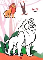 Bé Thỏa Sức Sáng Tạo Phát Triển IQ-EQ-CQ -Bé Tô Màu Và Học Tiếng Anh Theo Chủ Đề - Động Vật Hoang Dã