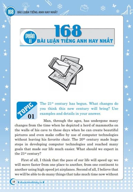 168 Bài Luận Tiếng Anh Hay Nhất (Tái Bản 2024)