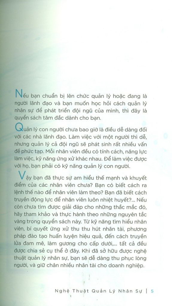 Nghệ Thuật Quản Lý Nhân Sự (Tái Bản 2024)