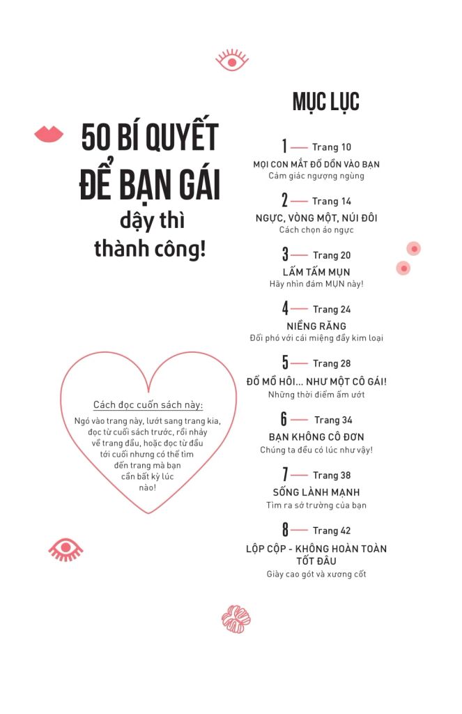 50 Bí Quyết Để Bạn Gái Dậy Thì Thành Công! - Từ Cô Bé Đến Cô Nàng