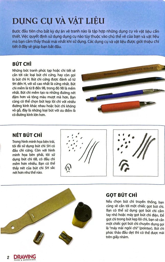 Drawing Faces And Expressions - Học Vẽ Theo Từng Bước - Hướng Dẫn Vẽ Khuôn Mặt Và Biểu Cảm