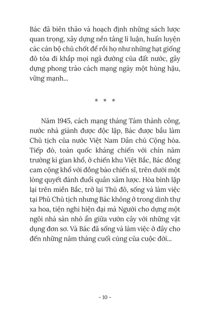 Bác Hồ Tấm Gương Mẫu Mực Về Sự Giản Dị (Tái Bản 2024)