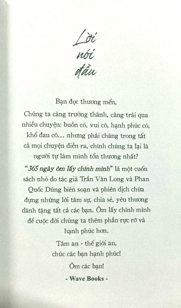 365 Ngày Ôm Lấy Chính Mình