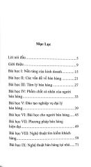 Cách Đàm Phán Và Bán Hàng