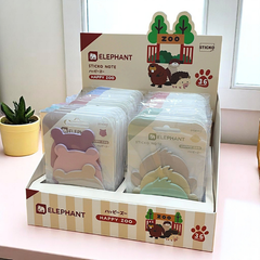 Set 60 Giấy Note Hình Thú Dễ Thương Elephant