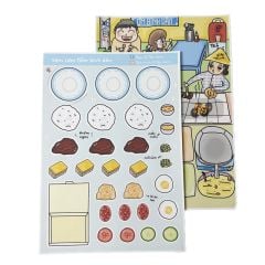 Bộ Tranh Tương Tác Cô Tiên Xanh - Tiệm Cơm Tấm Sườn Bì Chả