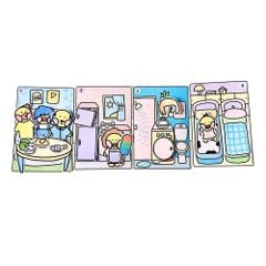 Bộ Tranh Tương Tác Cô Tiên Xanh - Ngôi Nhà Của Tèo