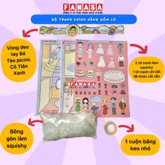 Bộ Tranh Tương Tác Cô Tiên Xanh - Tổ Chức Tiệc Cưới