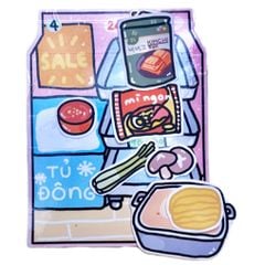 Bộ Tranh Tương Tác Cô Tiên Xanh - Ăn Khuya