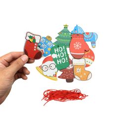 Dây Hình Gỗ Trang Trí Giáng Sinh - Bách Mộc - Set 2