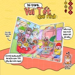 Bộ Tranh Tương Tác Cô Tiên Xanh - Vui Tết Quê Nhà