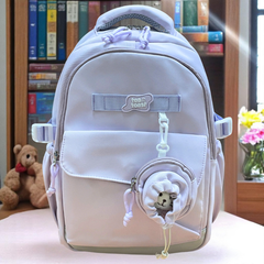 Balo Đi Học Nữ Cấp 1, Cấp 2 Clouds Love Chống Nước, Đựng Laptop Tiện Lợi