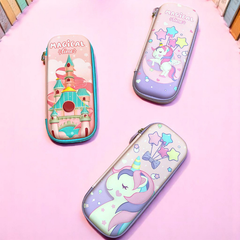 Hộp Bút Nhựa 3d Unicorn Dễ Thương Chống Nước Sức Chứa Lớn