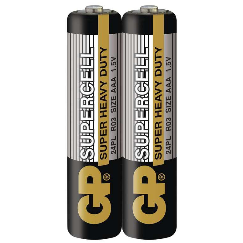 Vỉ 2 Pin Đũa GP Supercell Super Heavy Duty AAA 1.5V - GP 24PL-2S2