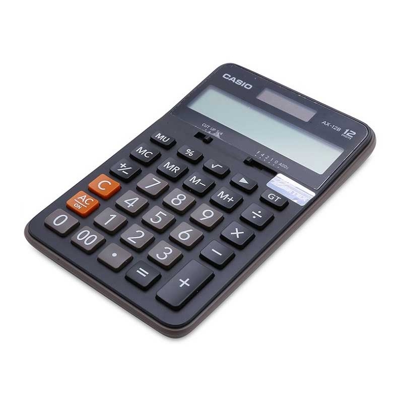Máy Tính Văn Phòng Casio AX - 12B - W-DC