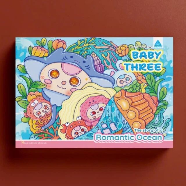 Baby Three Sách Tô Màu The Story Of A Romantic Ocean