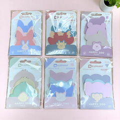 Set 60 Giấy Note Hình Thú Dễ Thương Elephant