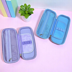 Hộp Bút 3D Hình Mèo Sakura Chất Liệu Nhựa Chống Nước Khóa Kéo Chắc Chắn