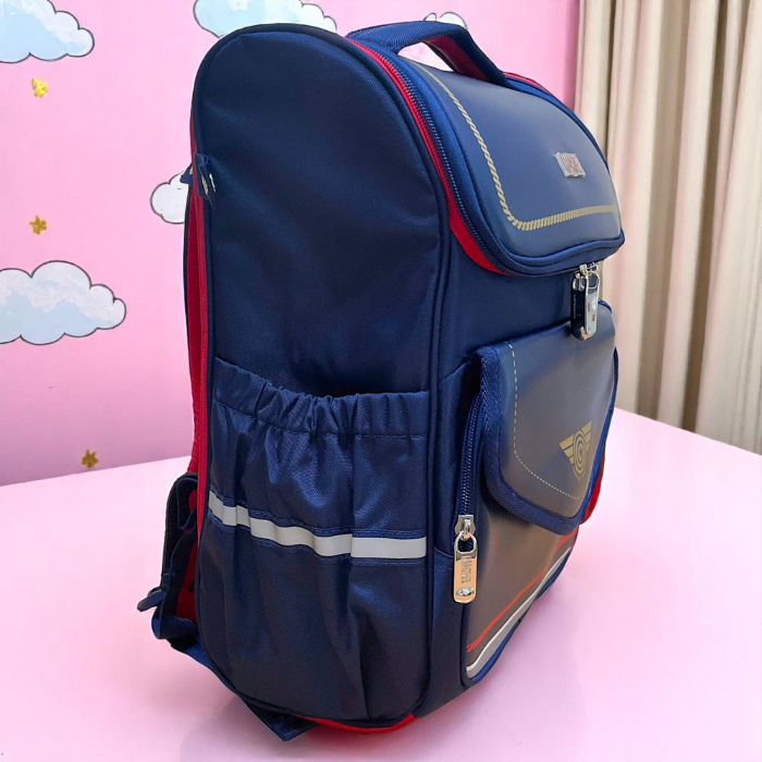 Balo Chống Gù Captain America Disney B26029 Học Sinh Tiểu Học Cho Bé Trai, Chống Nước, Bảo Vệ Cột Sống