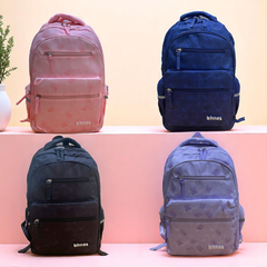 Balo Đi Học Nữ Binbes BNS-6069 Chống Gù, Màu Pastel, Đựng Laptop, Đi Làm Và Du Lịch