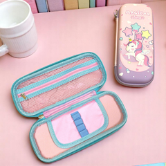 Hộp Bút Nhựa 3d Unicorn Dễ Thương Chống Nước Sức Chứa Lớn