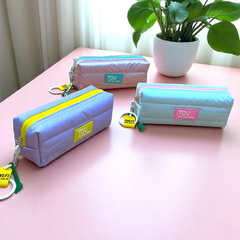 Hộp Bút Học Sinh Vải Canvas Dễ Thương Cho Nữ Sức Chứa Lớn Chống Nước