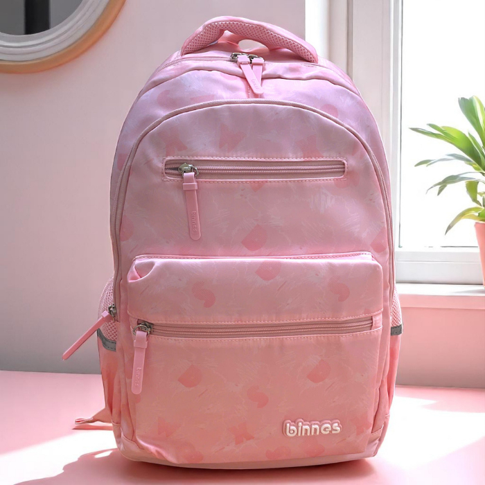 Balo Đi Học Nữ Binbes BNS-6069 Chống Gù, Màu Pastel, Đựng Laptop, Đi Làm Và Du Lịch
