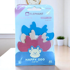 Set 60 Giấy Note Hình Thú Dễ Thương Elephant