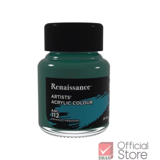 Lọ màu nước Acrylic, sơn acrylic 20ml Renaissance không trôi vẽ vải/đá/tường/ly sứ/tranh